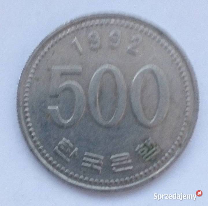 KOREA POŁUDNIOWA500 WON1992 r Legionowo