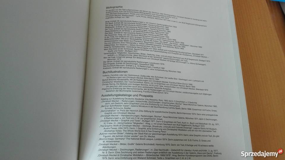 Christoph Meckel Zeichnungen und Bilder Gdańsk