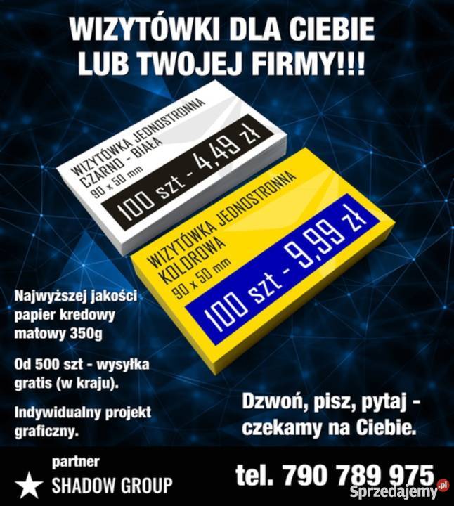 Wizytówki Firmy Rybnik