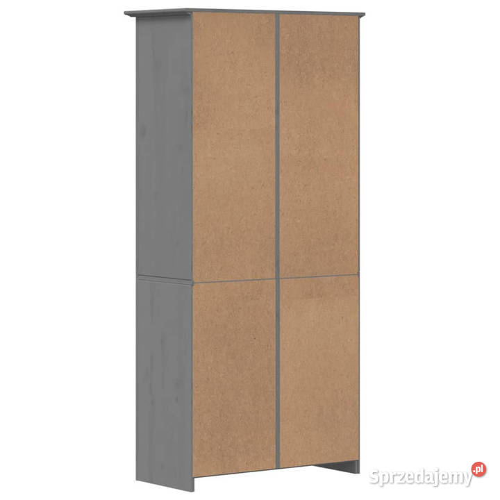 Biblioteczka BODO szara 82x40x173 lite drewno Warszawa