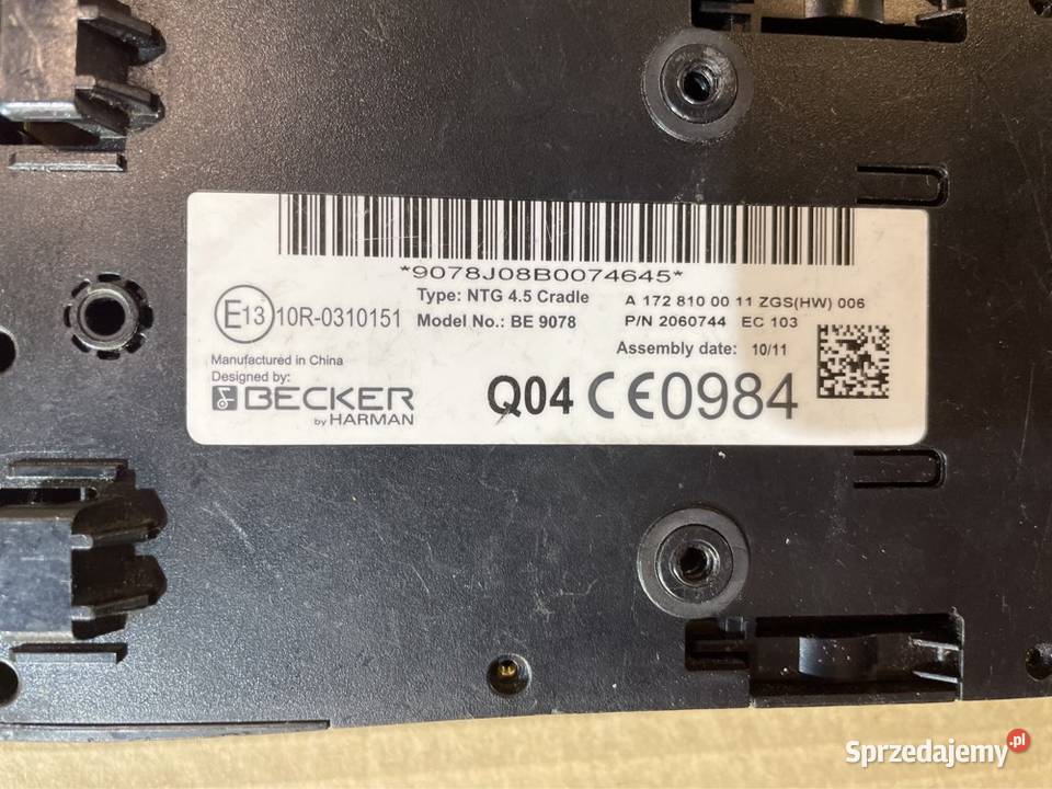 A1728100011 moduł sterownik nawigacji Mercedes Szczecin