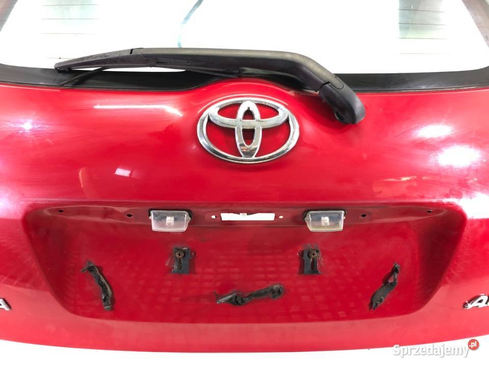 KLAPA TYŁ TOYOTA AURIS I Hatchback 0612 TYLNA podkarpackie