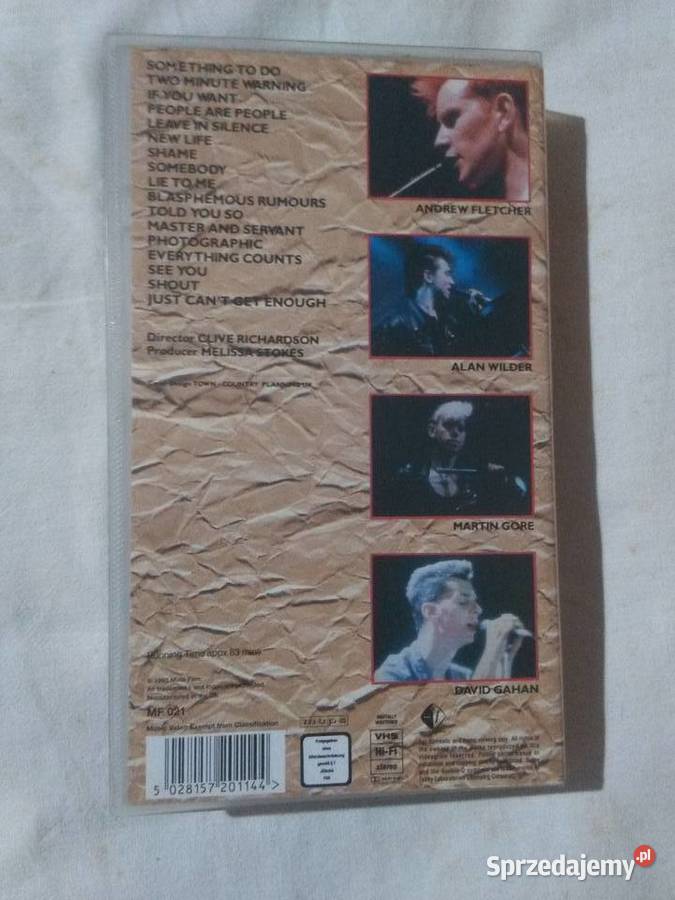 VHS Depeche Mode in Hamburg Live Katowice