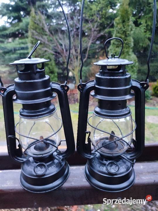 Stare niemieckie lampy naftowe Bat