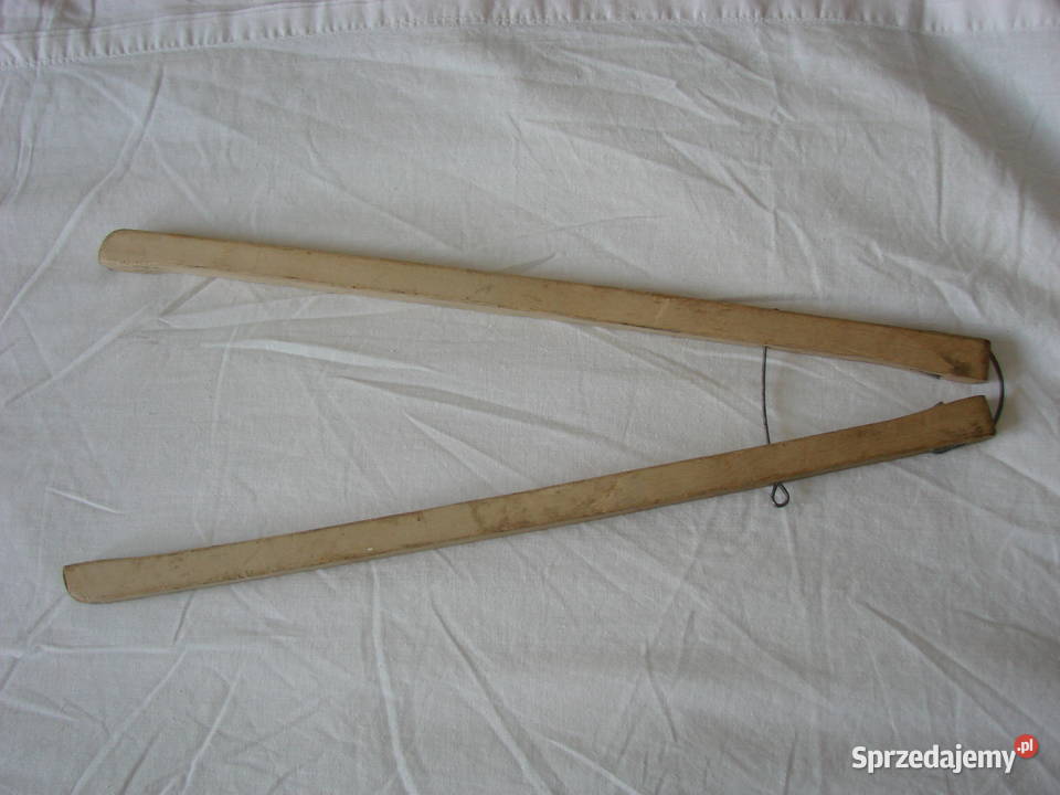 drewniane szczypce do wyciągania prania PRL Pruszcz Gdański