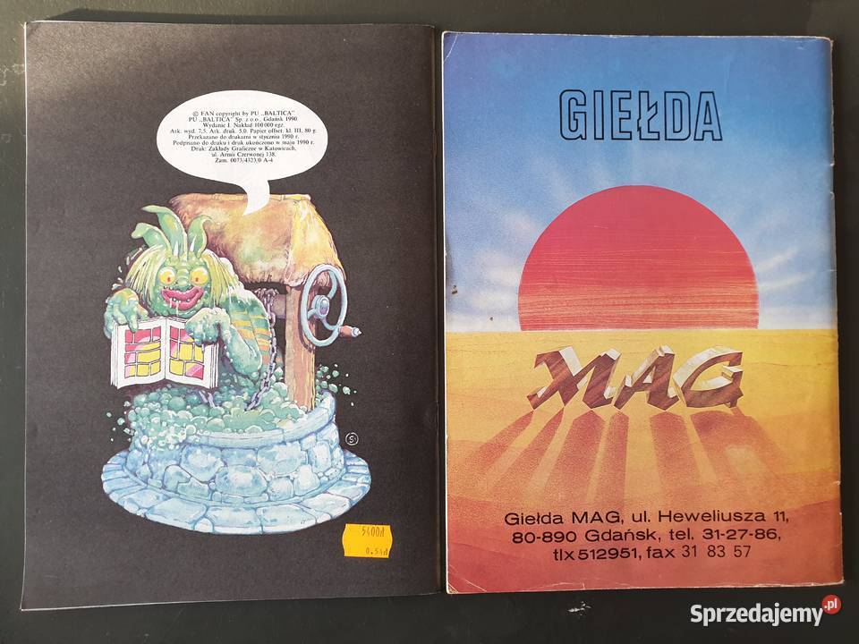 Czas Komiksu Fan Awantura Znak 5 magazynów pomorskie Gdynia