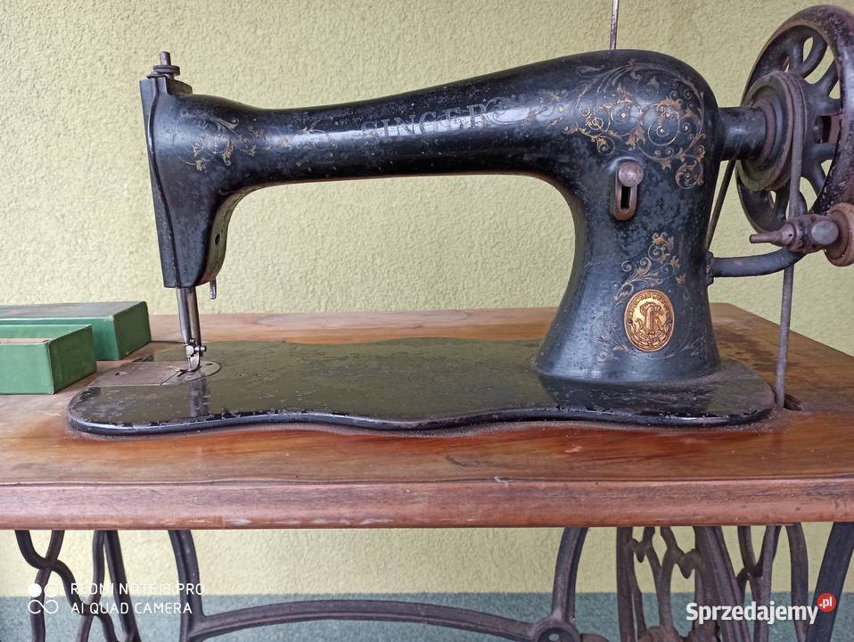 maszyna do szycia singer 7772058 z 1887 r Pozostałe Budzyń