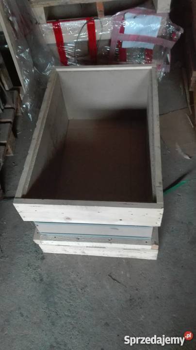 skrzynia drewniana paletowa transportowa