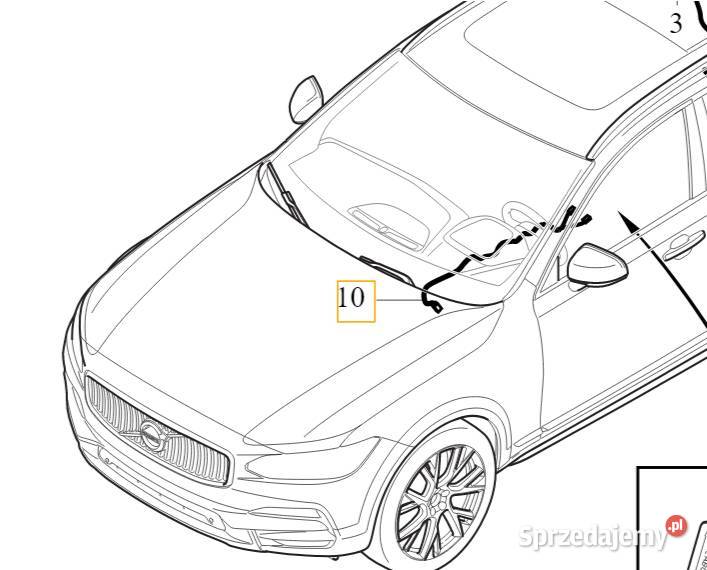 VOLVO V90CC wiazka srodkowy tunel 220V USB Bielany Wrocławskie