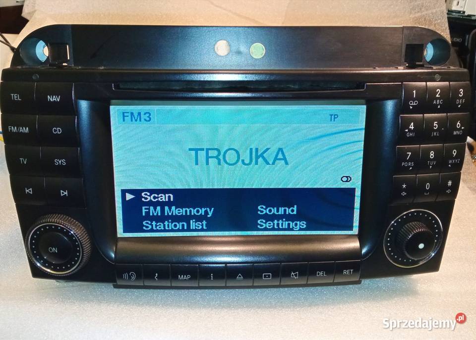 Radio Nawigacja Mercedes W220 S KLASA W215 CL Fabryczne Konin