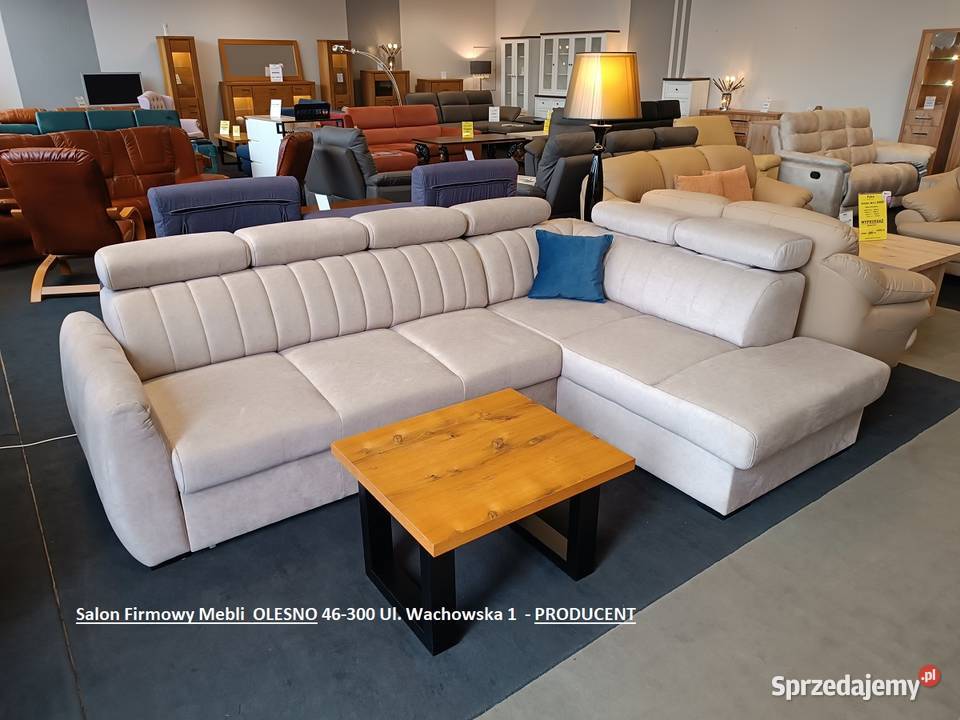 Narożnik CASTEL 190x275 Tkanina Zmywalna Do