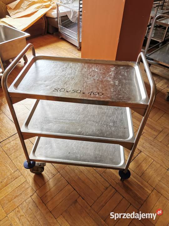 Wózek kelnerki 3 półkowy Biznes i Przemysł