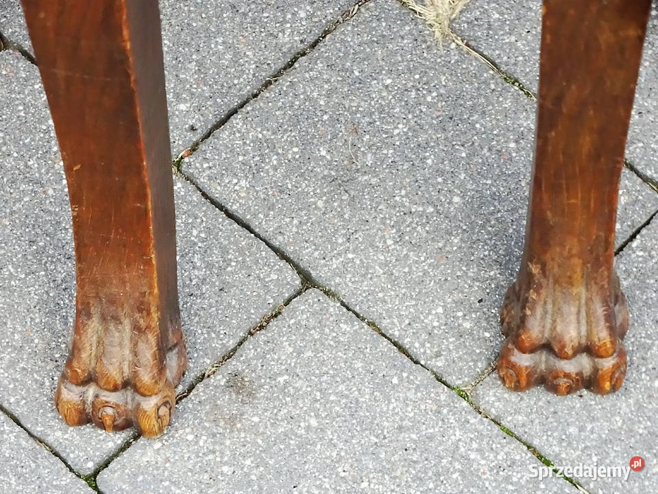 Stylowy zestaw mebli stolik kawowy 3 krzesła Biłgoraj