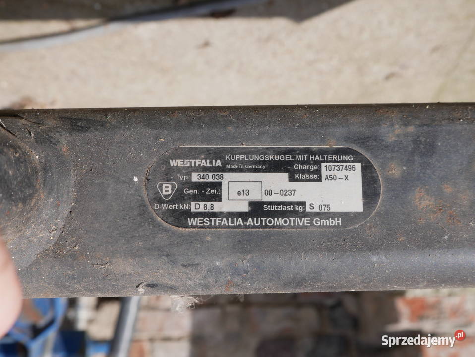 Hak do Mitsubishi Galant 8 VIII Westfalia Skwierzyna