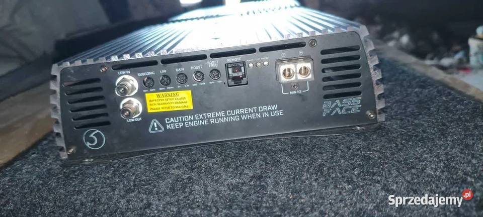 Wzmacniacz Car audio 5kw BASSFACE TEAM 50001D Ilość kanałów 1 Wzmacniacze
