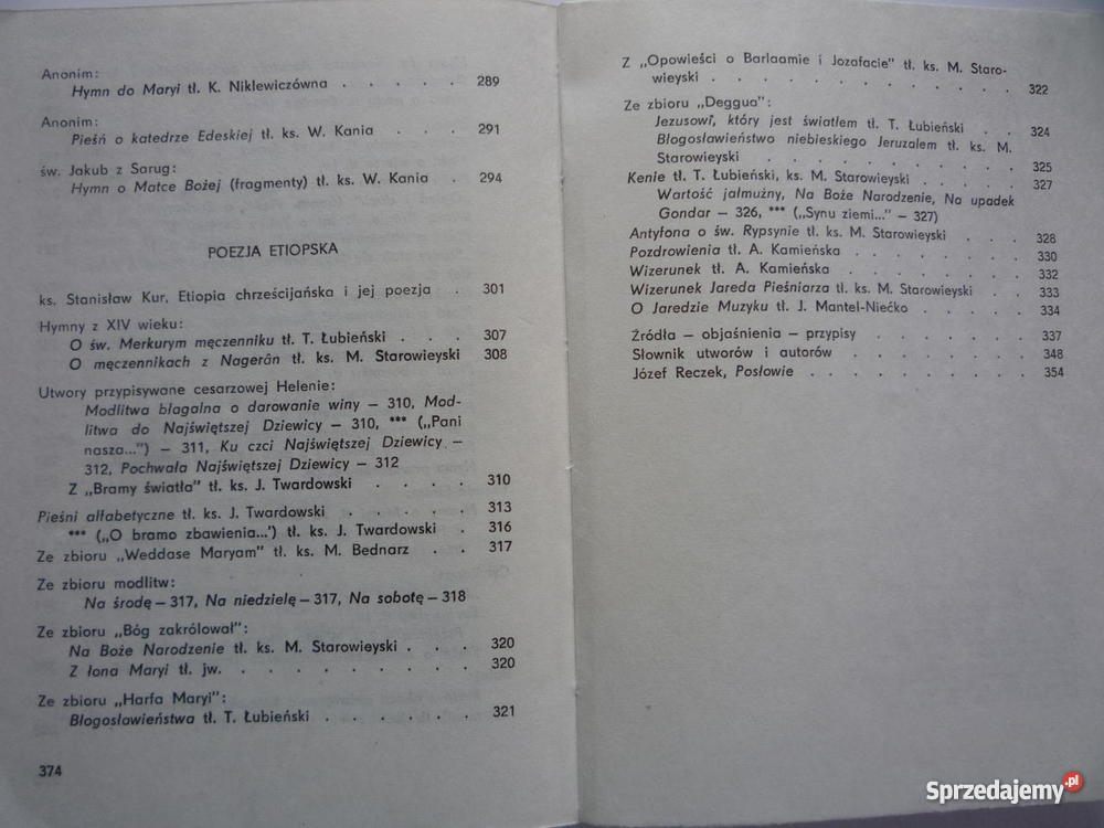 MUZA CHRZEŚCIJAŃSKA Tom I Poezja armeńska syryjs świętokrzyskie Kielce