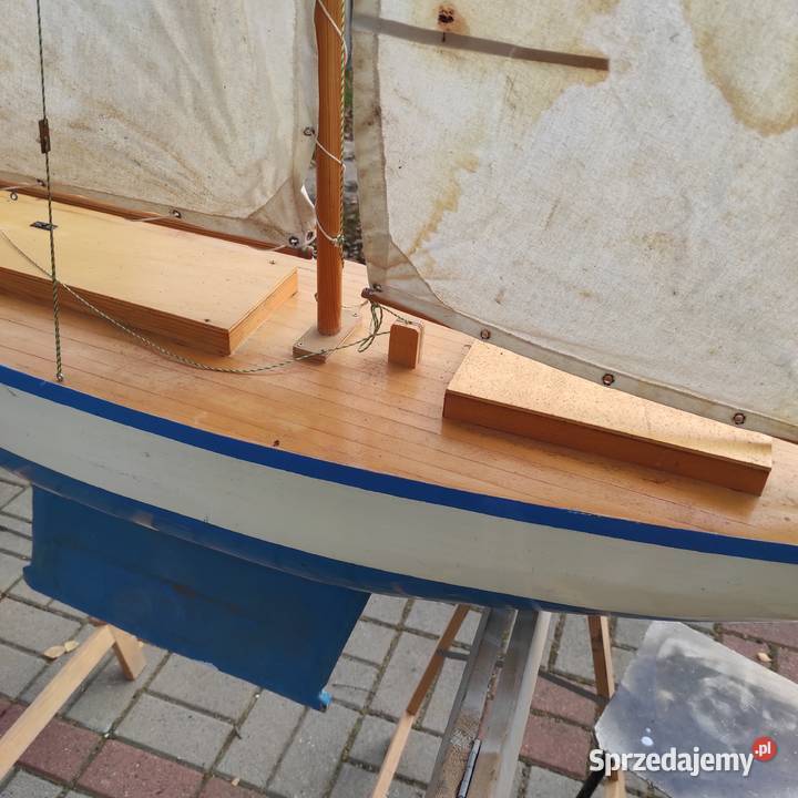 Żaglówka sterowana drewniana na pilota Legnica sprzedam