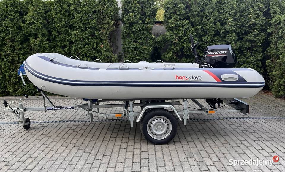 Ponton Honwave T35AE silnik Mercury F10E EFI 10 Łódź
