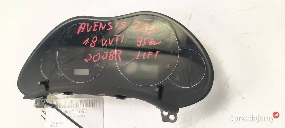 LICZNIK ZEGAR TOYOTA AVENSIS T25 8380005A50C osobowe Lipno