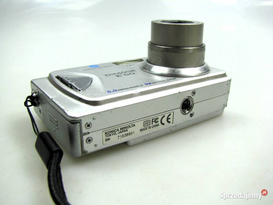 KONICA MINOLTA DIMAGE E50 5MPIX APARAT CYFROWY świętokrzyskie Brody