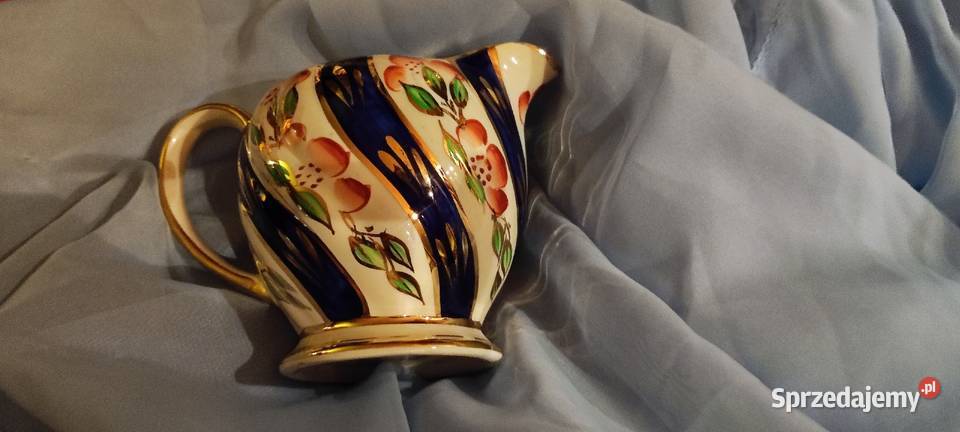Piękny duży mlecznik Sadler porcelana Anglia Wrocław