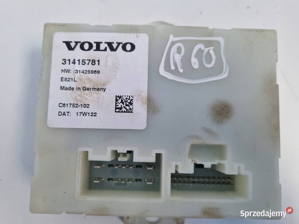 Volvo XC60 I STEROWNIK KLAPY BAGAŻNIKA Moduł osobowe
