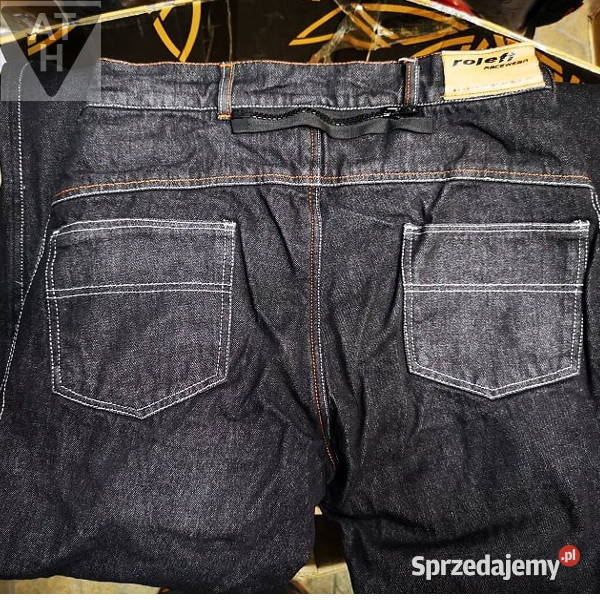 JEANSY CZARNE MOTOCYKLOWE 2020 SKLEP AUTOTECH Kaski i odzież