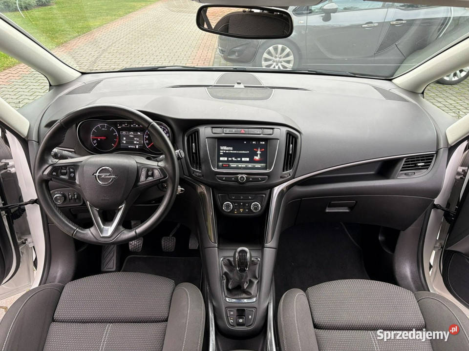 Opel Zafira 14 turbo 140 7 foteli Kamera cofania mazowieckie Lipówki