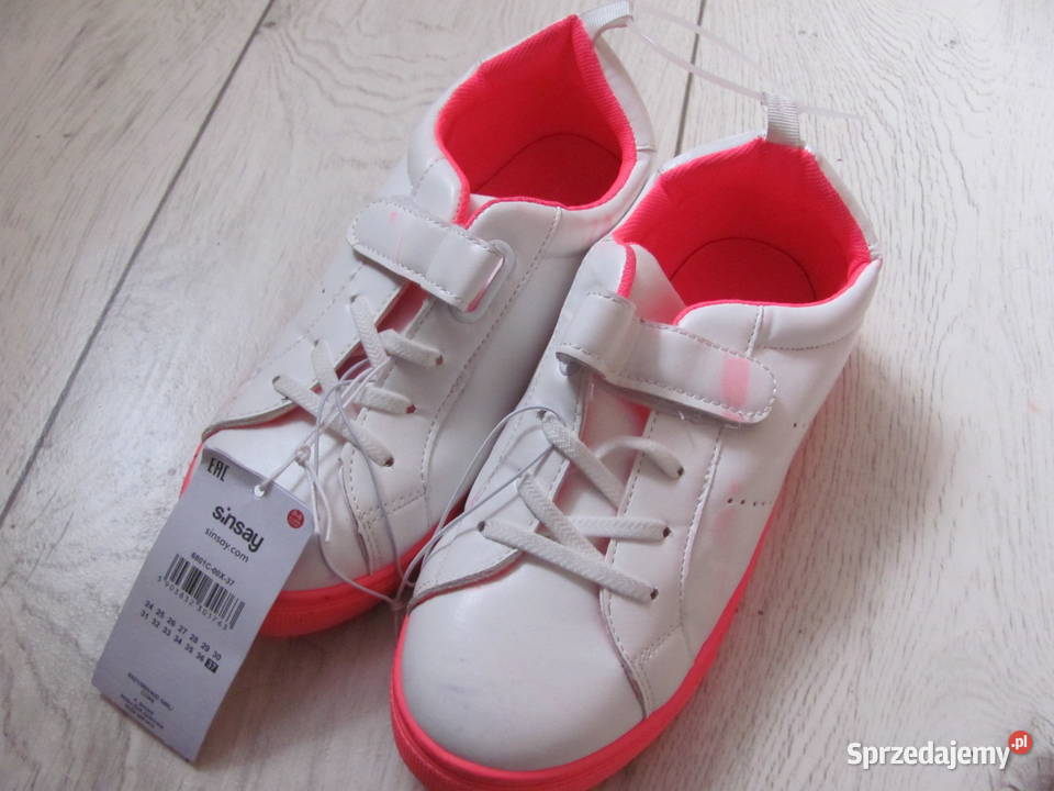 buty białe r 37 sinsay 6801C00X shoes kid girl inna