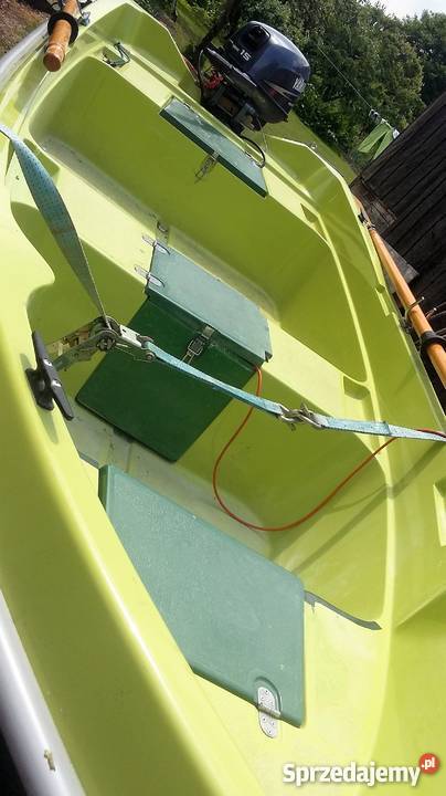 ŁÓDKA MICHAŁ Z SILNIKIEM YAMAHA 15 PRZYCZEPA