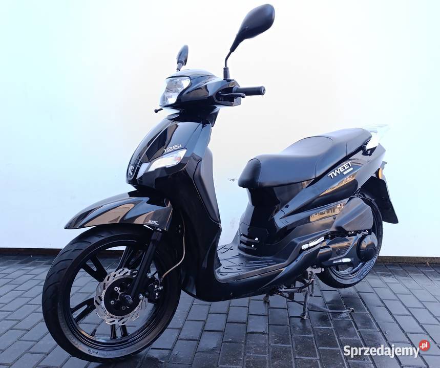Peugeot Tweet 125 na wtrysku DUŻE KOŁA skuter na nieuszkodzony Peugeot mazowieckie Ostrołęka