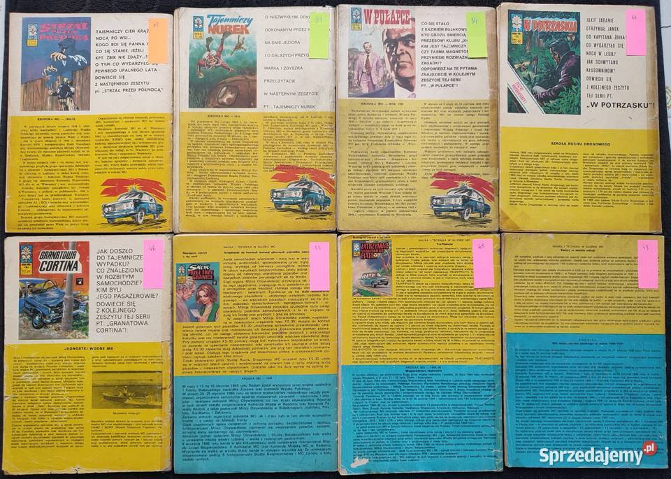 Kapitan Żbik wydania I 8 zeszytów Warszawa