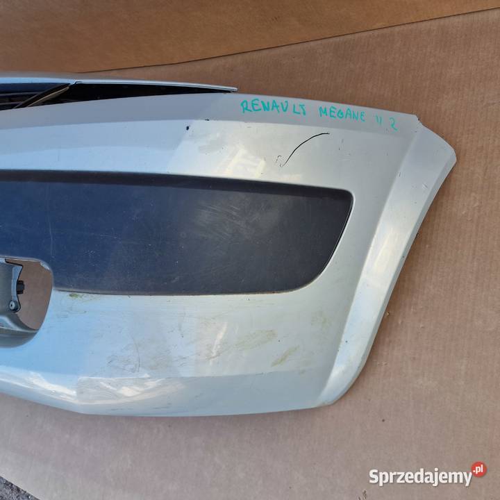 RENAULT MEGANE II 2 ZDERZAK PRZÓD PRZEDNI Bieleń