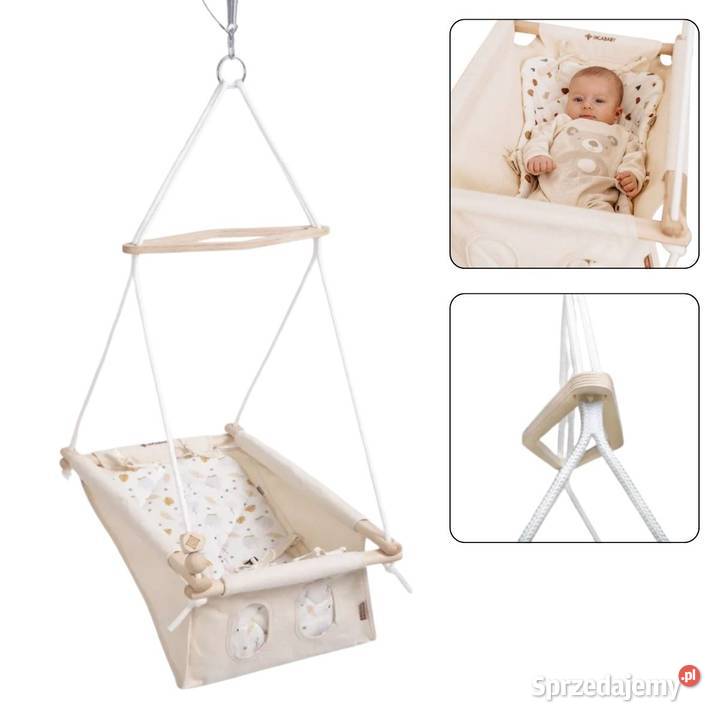 huśtawka niemowlaka Baby Pastel kremowy coco Kraków