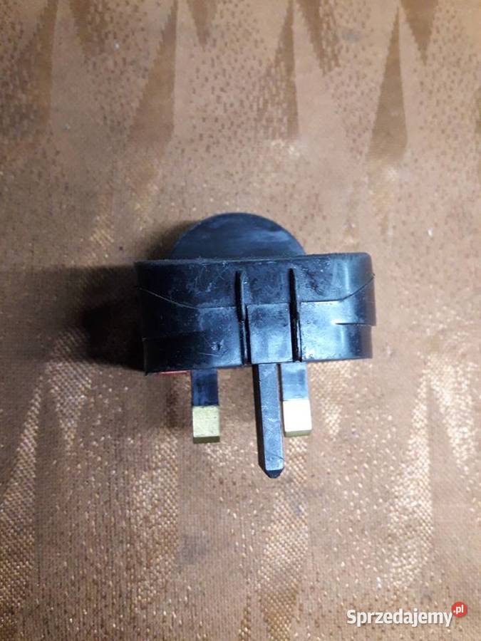 Adapter przelotka wtyczka angielska przejściówka