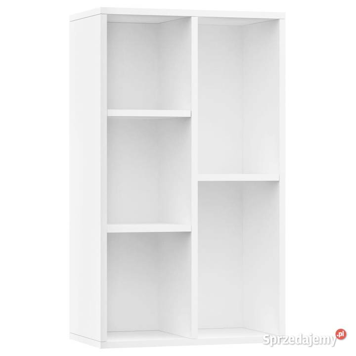 Regał na książkiszafka biały 50x25x80 WM800162
