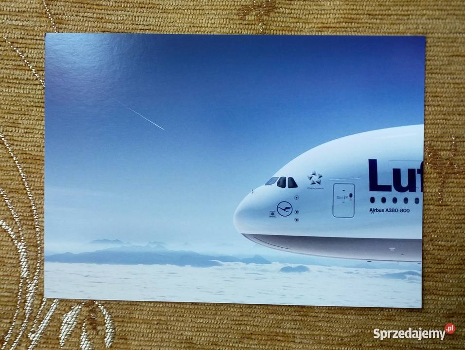 DZIÓB SAMOLOTU AIRBUS A 380 LUFTHANSY Piszczac