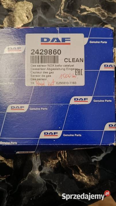 Czujniki NoX Daf106 oryginał nowe i przed Piotrków Trybunalski