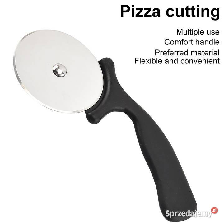 Okrągły nóż do krojenia pizzy EnterSky czarny Płock sprzedam