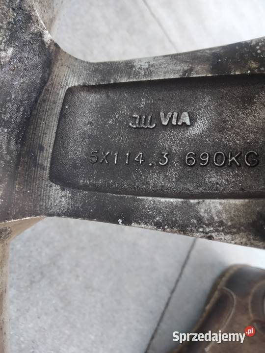 Alu 17 kola zima 2256517 5X1143 NISSAN QASHQAI lubelskie Dęblin
