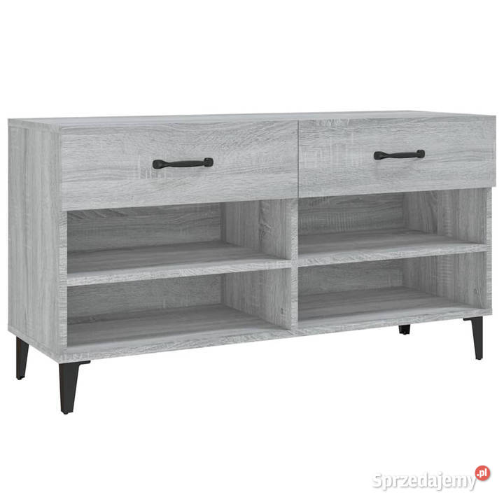 Szafka na buty szary dąb sonoma 102x35x55 mazowieckie Warszawa