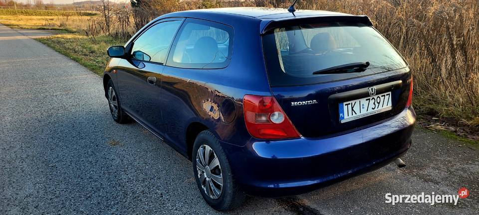 Honda Civic VII Aktualne Opłaty Benzyna manualna Chmielnik sprzedam