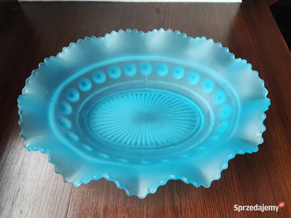 Davidson owalna szklana patera Blackberry Prunt Kraków