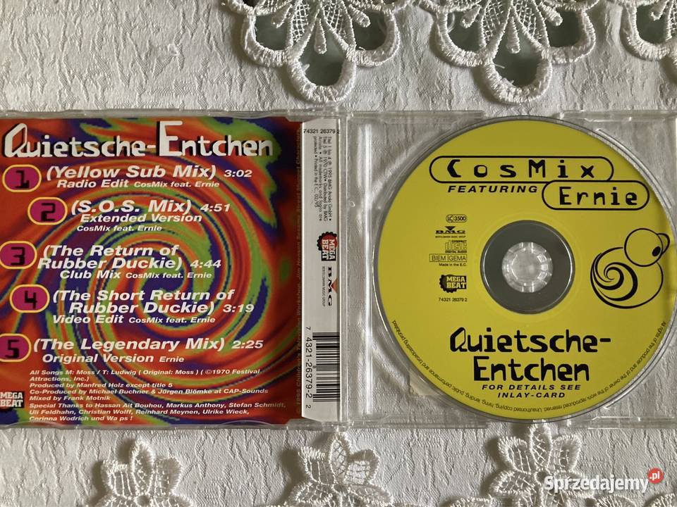 Płyta CD Single Cosmix Feat Ernie Quietsche Muzyka sprzedam