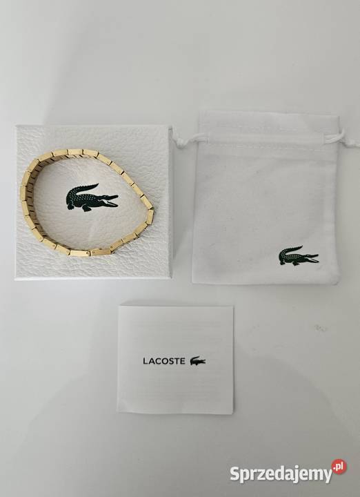 Lacoste złota bransoletka Leżajsk