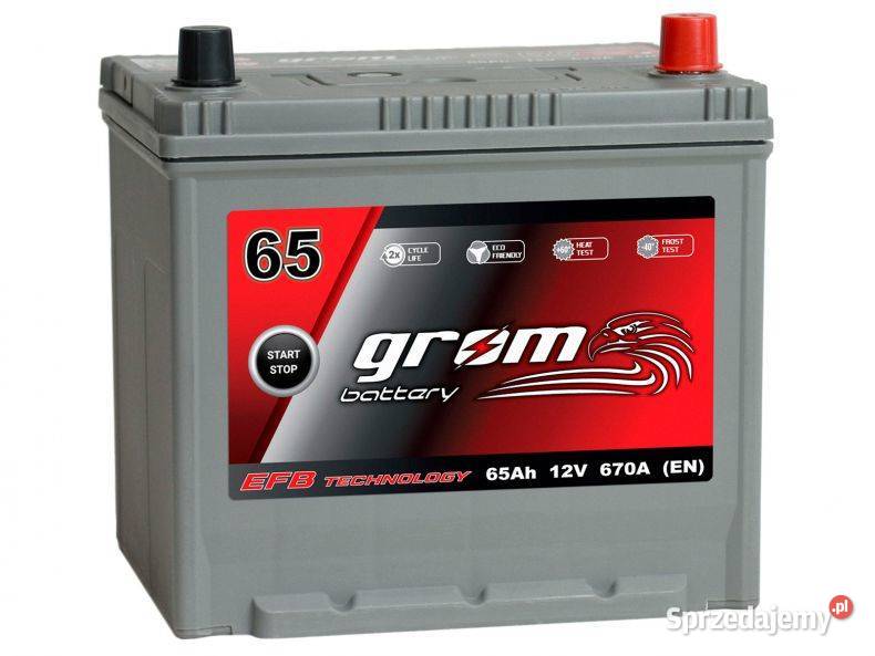 Akumulator GROM EFB STARTSTOP 65Ah 670A Japan Warszawa