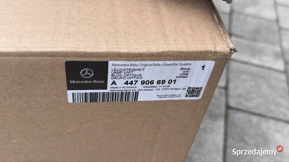 Lampa Mercedes Vito Multibeam osobowe Szczecin