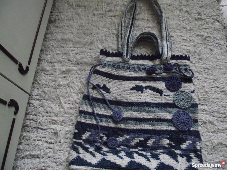 TOREBKA W STYLU MARYNISTYCZNYM AUTORSKIE kolorowy Piła