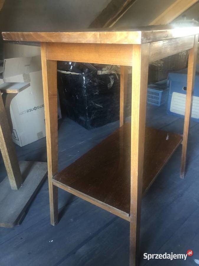 Stolik z ruchomym blatem PRL Stoliki kawowe i ławy Ciepielów