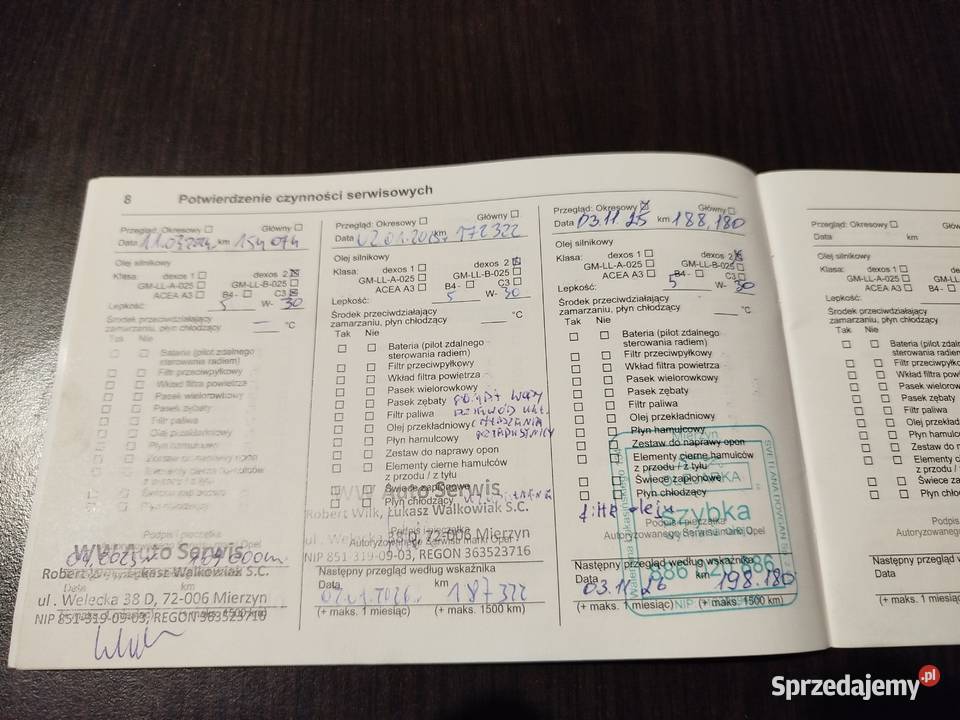 OPEL ZAFIRA B 18 XER 2015 r salon I wł serwis benzyna Zafira Szczecin sprzedam